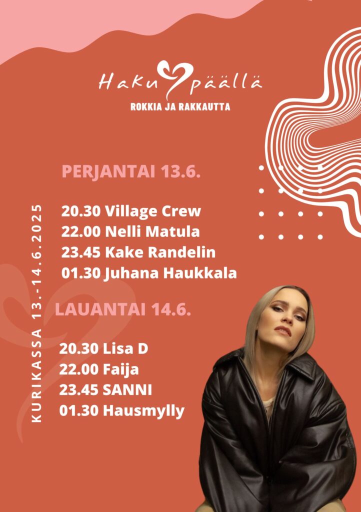Haku Päällä aikataulu